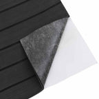 Boat Mat Striped Dark Grey with Black 240 x 90 x 0.5 cm EVA