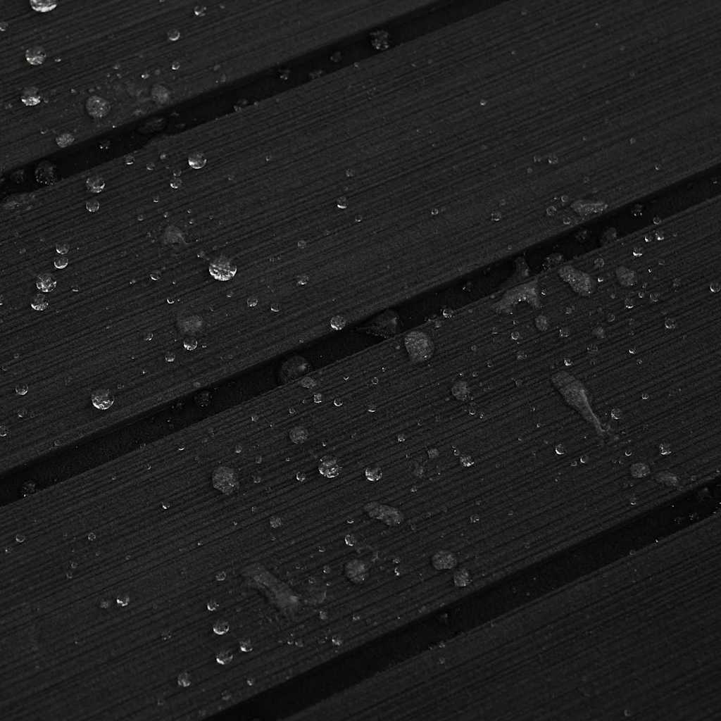 Boat Mat Striped Dark Grey with Black 240 x 90 x 0.5 cm EVA