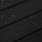 Boat Mat Striped Dark Grey with Black 240 x 90 x 0.5 cm EVA