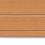 Boat Mat Striped Brown with White 240 x 90 x 0.5 cm EVA