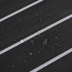 Boat Mat Striped Dark Grey with White 240 x 90 x 0.5 cm EVA