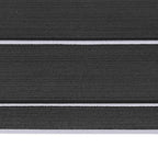 Boat Mat Striped Dark Grey with White 240 x 90 x 0.5 cm EVA