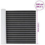 Boat Mat Striped Dark Grey with White 240 x 90 x 0.5 cm EVA