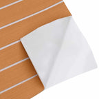 Boat Mat Striped Brown with White 240 x 60 x 0.5 cm EVA