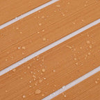 Boat Mat Striped Brown with White 240 x 60 x 0.5 cm EVA