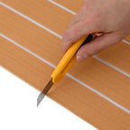 Boat Mat Striped Brown with White 240 x 60 x 0.5 cm EVA