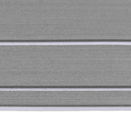 Boat Mat Striped Light Grey with White 240 x 60 x 0.5 cm EVA