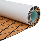 Boat Mat Harlequin Brown with Black 190 x 70 x 0.5 cm EVA