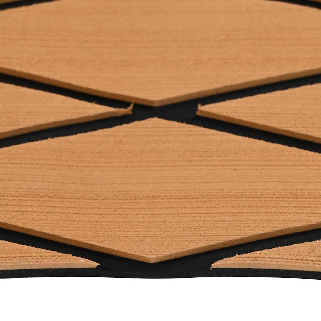 Boat Mat Harlequin Brown with Black 190 x 70 x 0.5 cm EVA