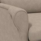 Armchair Taupe 76 x 94 x 102 cm Microfibre