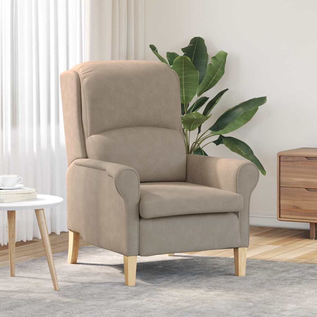 Armchair Taupe 76 x 94 x 102 cm Microfibre