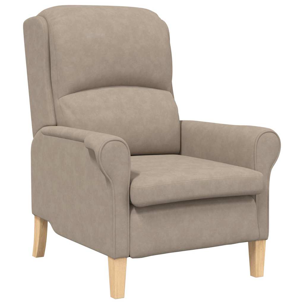 Armchair Taupe 76 x 94 x 102 cm Microfibre