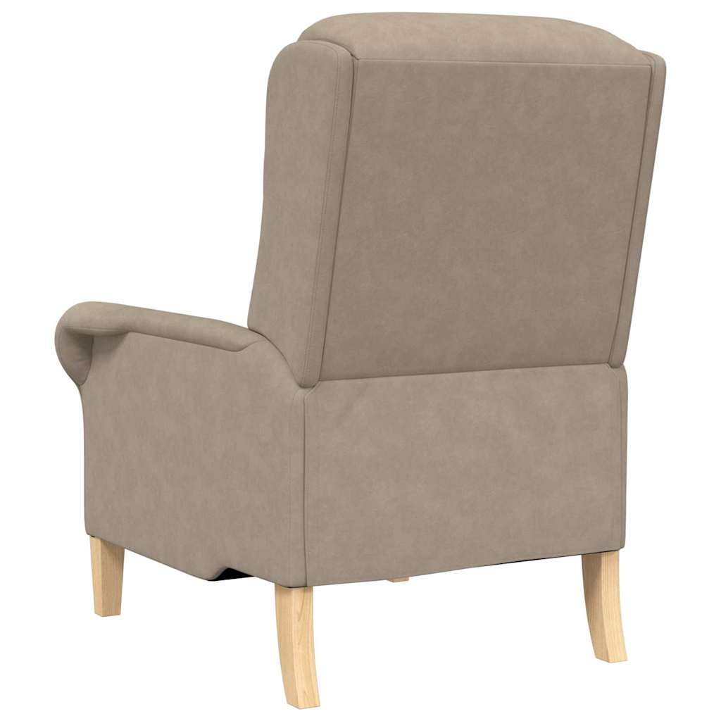 Armchair Taupe 76 x 94 x 102 cm Microfibre