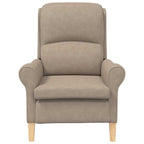 Armchair Taupe 76 x 94 x 102 cm Microfibre