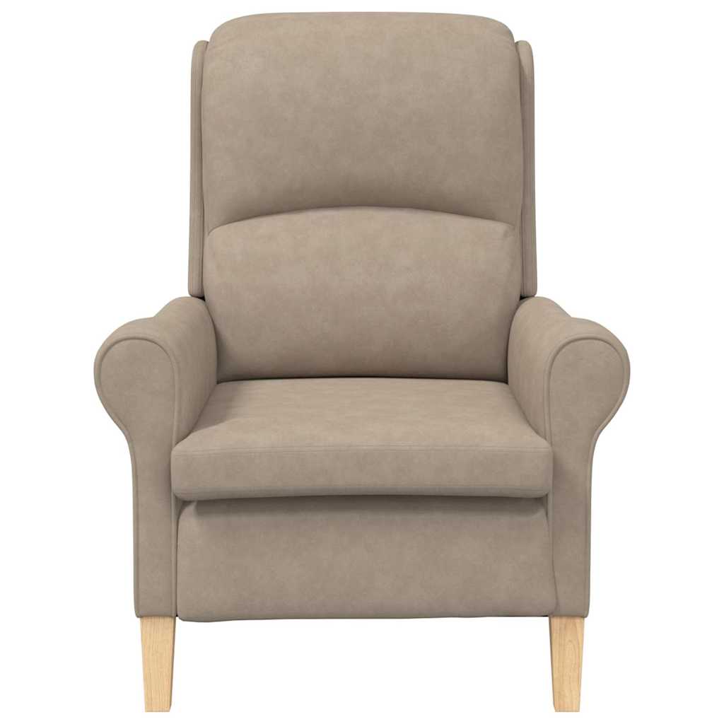 Armchair Taupe 76 x 94 x 102 cm Microfibre
