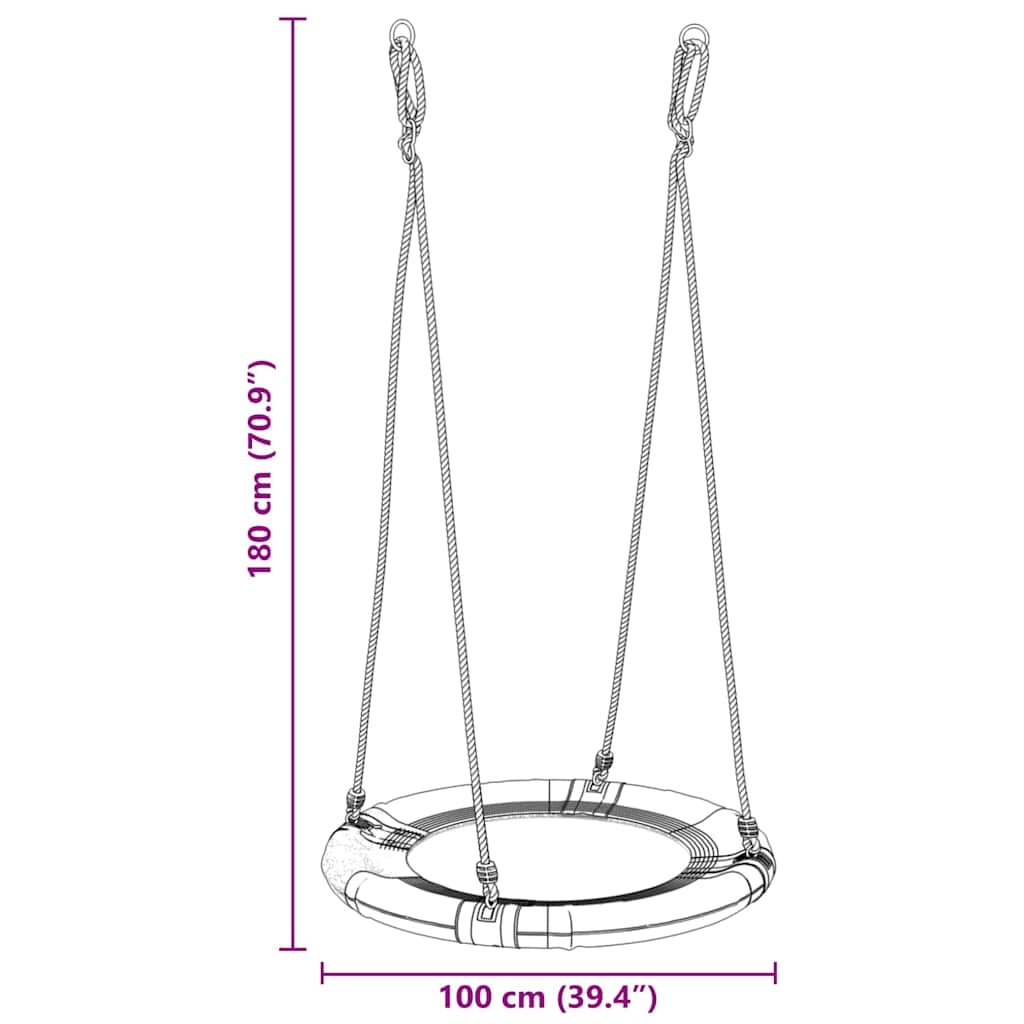 Nest Swing Blue 100 x 100 x 180 cm