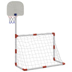 Children's Football and Basketball Set with Balls 98x50x70 cm