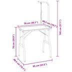 Bath Grooming Table for Dogs Cats Pets Adjustable 1 Loop