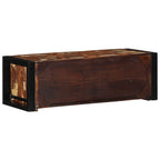 TV Cabinet Multicolour 80x30x25 cm Solid Wood Reclaimed