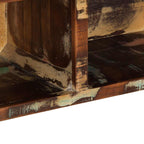 TV Cabinet Multicolour 80x30x25 cm Solid Wood Reclaimed