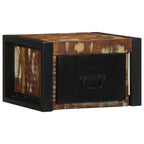 Bedside Cabinet Multicolour 40x35x25 cm Solid Wood Reclaimed