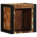 Bedside Cabinet Multicolour 40x35x40 cm Solid Wood Reclaimed