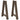 Dining Table Legs A-Shaped 2 pcs 50x(72-73) cm Steel
