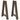 Dining Table Legs A-Shaped 2 pcs 60x(72-73) cm Steel