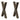Dining Table Legs X-Shaped 2 pcs Natural Steel 60x(72-73) cm Steel