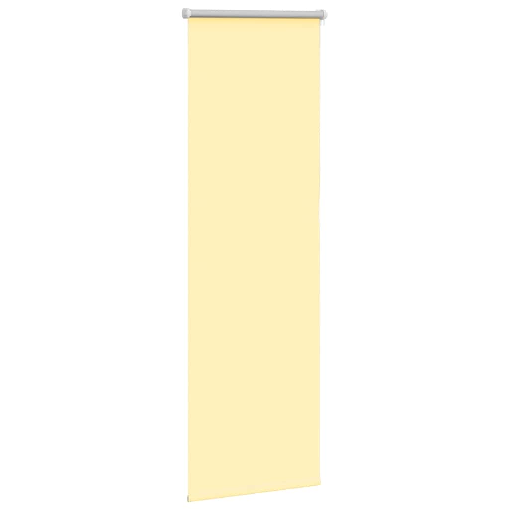 Roller Blind Blackout Yellow 60x175 cm Fabric Width 55.7 cm Polyester