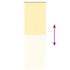 Roller Blind Blackout Yellow 60x175 cm Fabric Width 55.7 cm Polyester