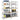 4-Layer Storage Shelves 4 Pcs Steel&Engineered Wood