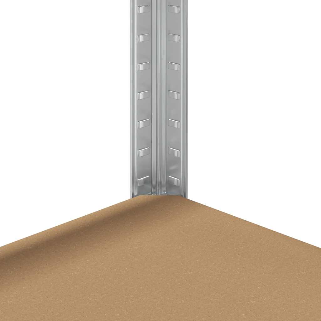 3 Piece 5-Layer Shelves Set Steel&Engineered Wood