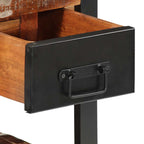 Bedside Cabinet Multicolour 35x34x45 cm Solid Wood Reclaimed