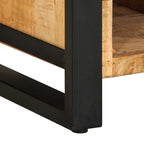 Sideboard 55x35x70 cm Solid Rough Wood Mango