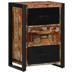 Drawer Cabinet Multicolour 50x35x70 cm Solid Wood Reclaimed