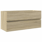 2 Piece Bathroom Furniture Set Ceramic and Engineered Wood