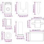 36 Piece Roller Blind Fittings