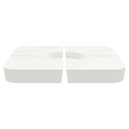 4 Piece Parasol Base Set for Cross Stand Parasol 100 kg PP