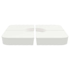 4 Piece Parasol Base Set for Cross Stand Parasol 100 kg PP