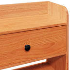 Headboard with Storage Wax Brown 75 cm Solid Wood Pine