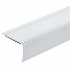 Stair Nosings 10 pcs Silver 67 x 3 x 2 cm Aluminium