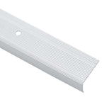 Stair Nosings 30 pcs Silver 67 x 3 x 2 cm Aluminium