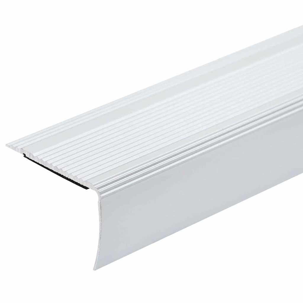 Stair Nosings 30 pcs Silver 67 cm Aluminium