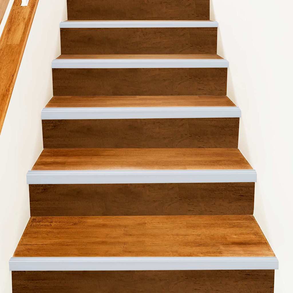 Stair Nosings 30 pcs Silver 67 cm Aluminium