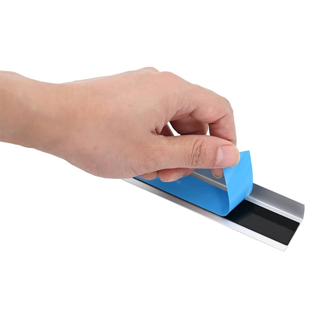 Stair Nosings 30 pcs Silver 67 x 3.5 x 3 cm Aluminium