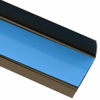 Stair Nosings 30 pcs Brown 67 x 3 x 2 cm Aluminium