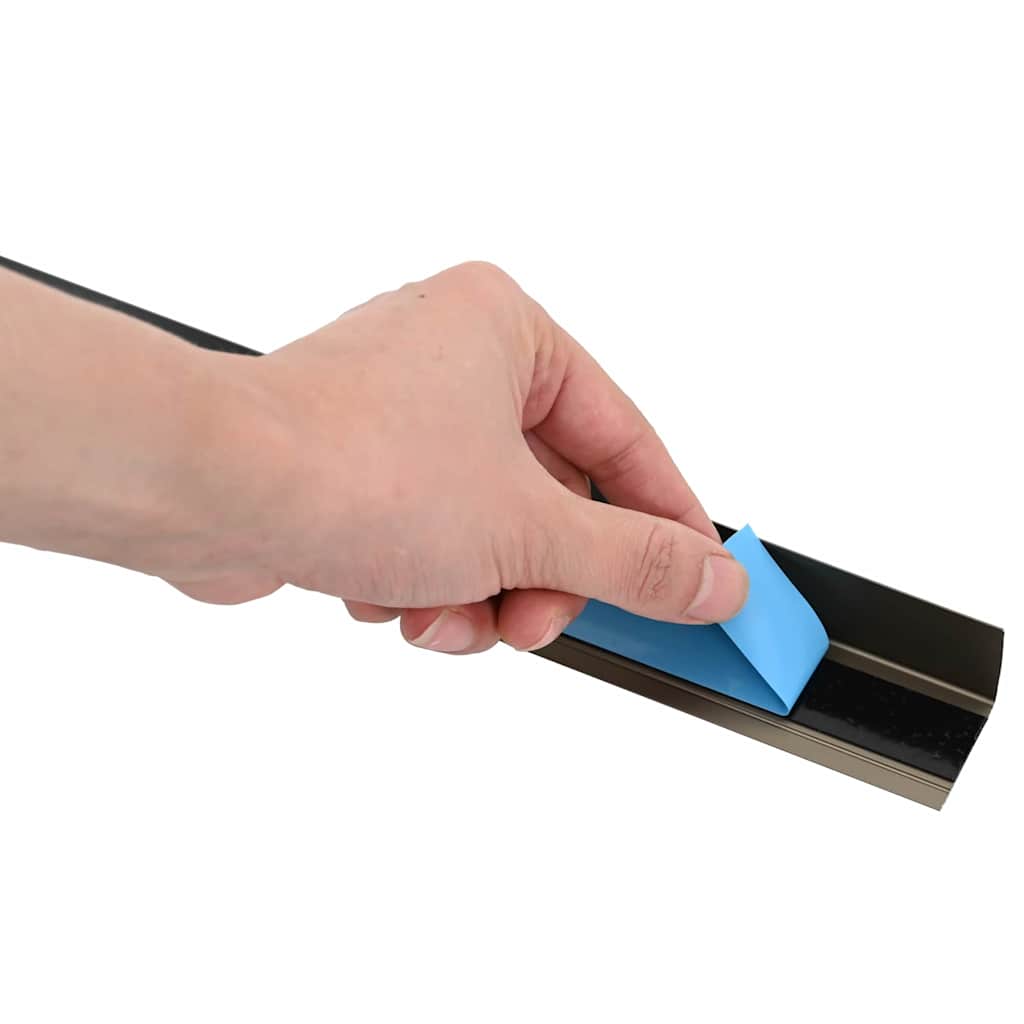 Stair Nosings 10 pcs Champagne 67 x 3.5 x 3 cm Aluminium