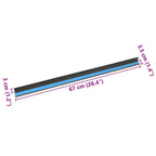 Stair Nosings 10 pcs Champagne 67 x 3.5 x 3 cm Aluminium