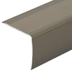 Stair Nosings 30 pcs Champagne 67 x 3.5 x 3 cm Aluminium